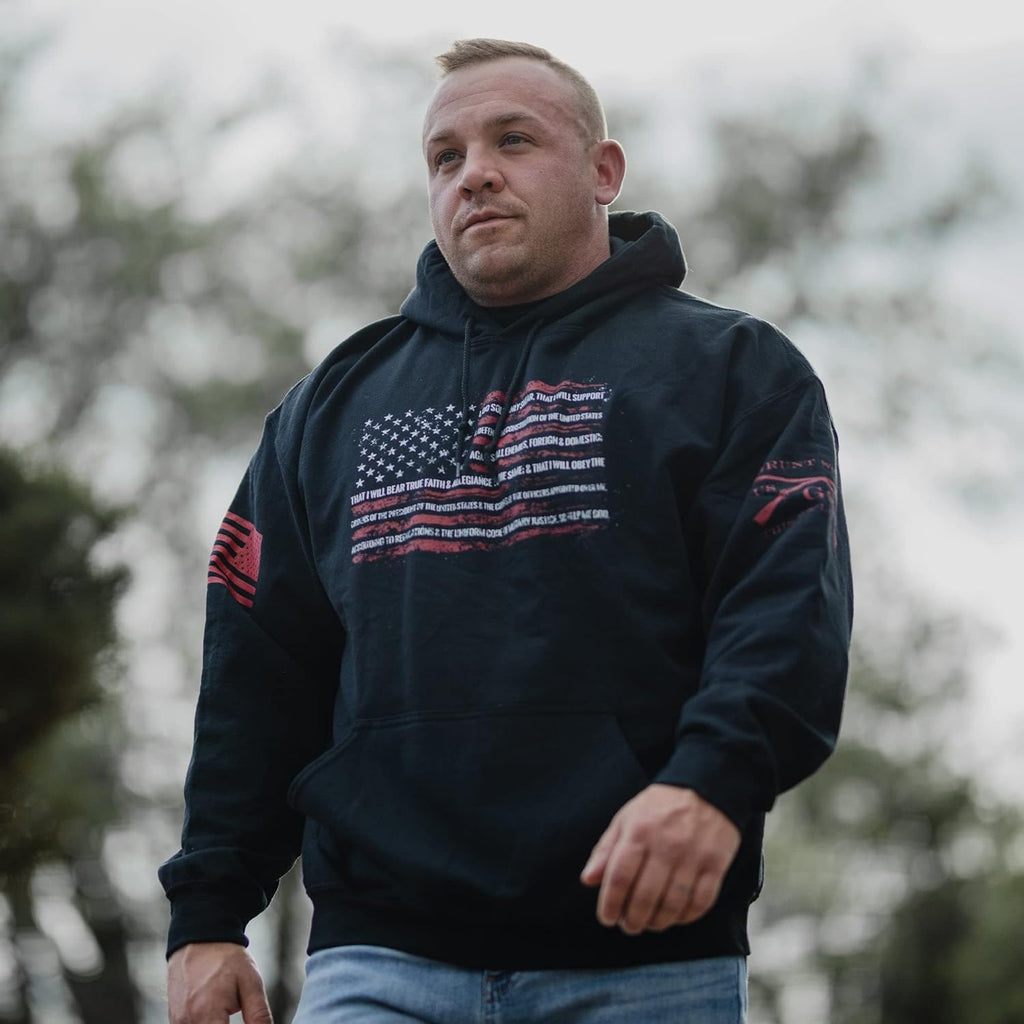 Unleash Your Patriotism with the Oath Hoodie - A Stylish Statement for Every Occasion