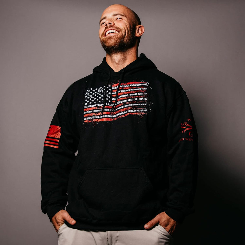 Unleash Your Patriotism with the Oath Hoodie - A Stylish Statement for Every Occasion