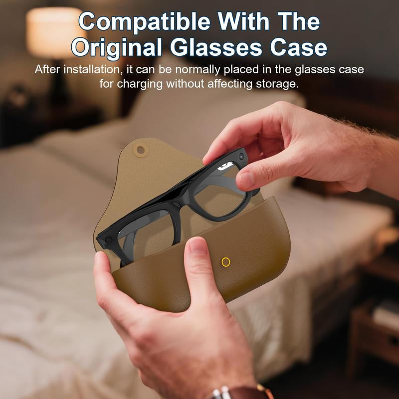 Transform Your Smart Glasses with 12Pcs Low-Tack LED Light Blocking Stickers for Ray-Ban & Oakley - Ultimate Covert Accessory!