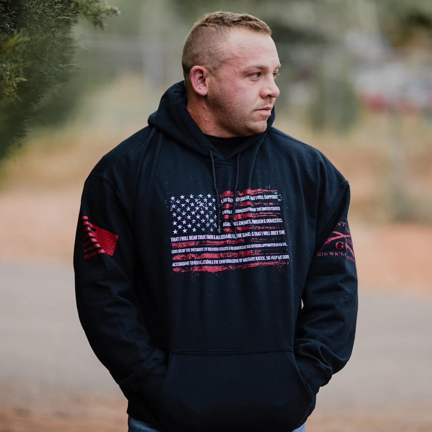 Unleash Your Patriotism with the Oath Hoodie - A Stylish Statement for Every Occasion