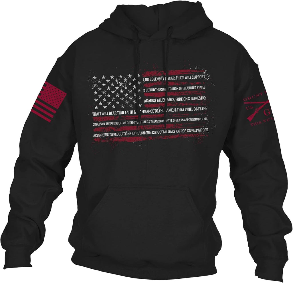 Unleash Your Patriotism with the Oath Hoodie - A Stylish Statement for Every Occasion